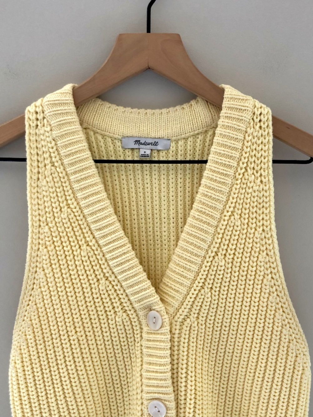 Madewell Cutaway Sweater Vest - Picture 2 of 6